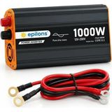 Marsilyan Epilons 1000W Tam Sinüs Inverter 12V Dc 220V Ac Çevirici USB Çıkışlı Araç Karavan Solar Güç Dönüştürücü