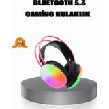 Marsilyan Ergonomik Rgb Bluetooth Kulaklık 3D Ses - Çok Renkli