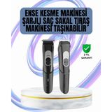 MARSİLYAN- Ergonomik Tasarımlı, 3 Taraklı Profesyonel Şarjlı Saç Sakal Tıraş Makinesi