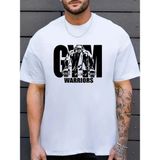 Marsilyan Erkek Baskılı Bisiklet Yaka Erkek T-Shirt - Beyaz - XL