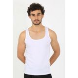 Marsilyan Erkek Penye Beyaz Atlet - 2XL