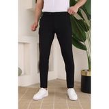 Marsilyan Erkek Slim Fit Dilli Kumaş Pantolon - Siyah - 38