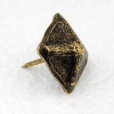 Marsilyan - Eskitme Antik Piramit Kabara / Raptiye 24 mm 10 - Renkli