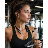 Marsilyan Extra Bass Kablosuz Kulaklık Uzun Bataryalı Neckband Tasarım