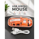 Marsilyan Fare Mouse Çift Modlu Kablosuz Bağlantılı 2.4ghz Destekli - 1 - Çok Renkli