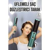 Marsilyan Fön Tarak Saç Düzleştirici Üflemeli Fön Makinesi Sıkı Dişli Taşınabilir - Renkli - 1
