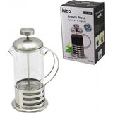 Marsilyan French Press Metal Kafes - Metal Kapak 350ML Cam Bitki Süzgeçi (K95) - Renkli - standart
