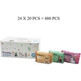 Marsilyan Freshup Mini 24X20PCS = 480 Pcs Cep Islak Mendil Mix (4887)