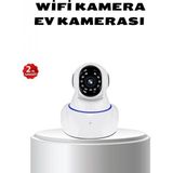 Marsilyan- Full Hd Akıllı Ip Kamera – Gece Görüşlü, Hareket Sensörlü, Çift Yönlü Ses ve Online Kayıt Özellikli - Renkli - standart
