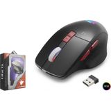 Marsilyan G390 Kablosuz Şarjlı Gaming Mouse 1600 Dpi Sessiz Rgb - Siyah