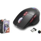 Marsilyan G390 Kablosuz Şarjlı Mouse 1600 Dpi Sessiz Rgb - Siyah