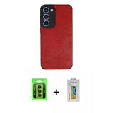 Marsilyan™- Galaxy S23 Kılıf Doruk Asil Koleksiyonu - Şeffaf Polymer Nano Ekran Koruyucu + Raze Metal Kamera Lens - Mr