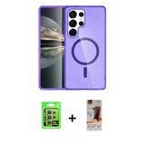 Marsilyan™- Galaxy S23 Ultra Kılıf Nova Asil Prime - Siyah Autokit 5İn1 Fiber Hayalet Cam Ekran Koruyucu + Raze Metal Ka