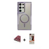 Marsilyan™- Galaxy S23 Ultra Kılıf Yadigar Klasik Özel Seri - Siyah Autokit 5İn1 Fiber Hayalet Cam Ekran Koruyucu + Vald