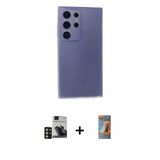 Marsilyan™- Galaxy S24 Ultra Kılıf Atlas Minimal Prime - Siyah Autokit 5İn1 Fiber Hayalet Polymer Nano Ekran Koruyucu +
