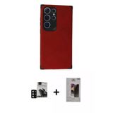 Marsilyan™- Galaxy S24 Ultra Kılıf Doruk Asil Koleksiyonu - Siyah Bilvis Hayalet Cam Ekran Koruyucu + Pvd Metal Kamera L