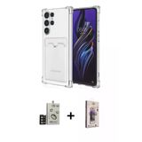 Marsilyan™- Galaxy S24 Ultra Kılıf Doruk Klasik Koleksiyonu - Siyah Bilvis 3D Cam Ekran Koruyucu + Bilvis Titan Kamera L