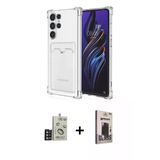 Marsilyan™- Galaxy S24 Ultra Kılıf Doruk Klasik Koleksiyonu - Siyah Bilvis Hayalet Cam Ekran Koruyucu + Bilvis Titan Kam