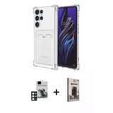 Marsilyan™- Galaxy S24 Ultra Kılıf Doruk Klasik Koleksiyonu - Siyah Bilvis Hayalet Cam Ekran Koruyucu + Pvd Metal Kamera