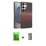 Marsilyan™- Galaxy S24 Ultra Kılıf Doruk Serisi - Siyah Autokit 5İn1 Fiber Hayalet Polymer Nano Ekran Koruyucu + Raze Me