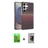 Marsilyan™- Galaxy S24 Ultra Kılıf Doruk Serisi - Siyah Bilvis Hayalet Cam Ekran Koruyucu + Raze Metal Kamera Lens - Gı