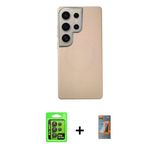 Marsilyan™- Galaxy S24 Ultra Kılıf Eksen Prime - Siyah Autokit 5İn1 Fiber Hayalet Polymer Nano Ekran Koruyucu + Raze Met