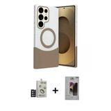 Marsilyan™- Galaxy S24 Ultra Kılıf Kozmos Form Özel Seri - Siyah Bilvis Hayalet Cam Ekran Koruyucu + Bilvis Titan Kamera