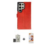 Marsilyan™- Galaxy S24 Ultra Kılıf Siluet Işık Serisi - Siyah Autokit 5İn1 Fiber Polymer Nano Ekran Koruyucu + Bilvis Ti
