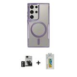 Marsilyan™- Galaxy S24 Ultra Kılıf Yadigar Klasik Özel Seri - Siyah Polymer Nano Ekran Koruyucu + Pvd Metal Kamera Lens