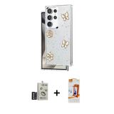Marsilyan™- Galaxy S24 Ultra Kılıf Yörünge Form - Siyah Autokit 5İn1 Fiber Polymer Nano Ekran Koruyucu + Bilvis Titan Ka