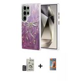 Marsilyan™- Galaxy S24 Ultra Kılıf Zirve Modern Prime - Siyah Autokit 5İn1 Fiber Hayalet Polymer Nano Ekran Koruyucu + B