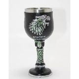 Marsilyan- Game Of Thrones House Stark 3D Kabartmalı Çelik Kadeh Bardak - Renkli - standart