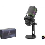 Marsilyan Gaming Rgb Masaüstü Mikrofon USB Type-C 192KHZ 24BIT - Siyah ME6PB - Renkli