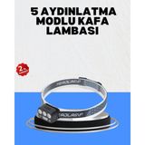 Marsilyan Gece Koşusu Için LED Kafa Lambası El Sensörlü - Renkli - standart
