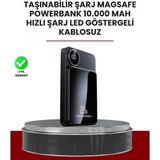 Marsilyan Gerçek Zamanlı Güç Göstergeli Manyetik Usb-C Taşınabilir Powerbank - Çok Renkli