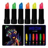 Marsilyan GlowPaint 6’lı Neon Boya – UV Işıkta Parlayan Makyaj Seti (4887)