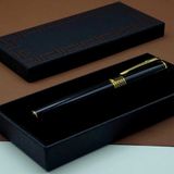 Marsilyan Gold İşlemeli Siyah Metal Roller Kalem