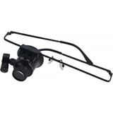 Marsilyan Gözlük Model 20X16MM Optik Lens LED Işık Monoküler Büyüteç - Renkli - standart