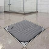 Marsilyan Gri kare Evye Gider Koku Önleyici Silikon Mat – Lavabo Süzgeç ve Haşere Engelleyici (4887) - Renkli - 1