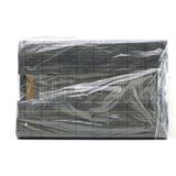 Marsilyan Gri Yuvarlak 35X50CM Bambu Ahşap Kirli Çamaşır Sepeti Seyyar Kapaklı Kumaş Çantalı Ip Kulplu (4887) - 35 x 50 cm - Renkli