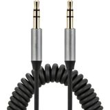 Marsilyan Griffin Spiral Araç Ses Aktarım Kablosu Aux Kablo 2/3mm - Siyah - standart