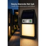 Marsilyan™- Güneş Enerjili Sensörlü Solar Aplik Dış Mekan Kapı Bahçe Teras Duvar Aydınlatma - Renkli - Standart