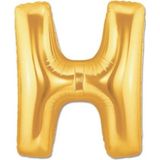 Marsilyan H Harf Folyo Balon Altın Renk 40 Inç (K95) - Renkli - standart