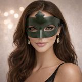 Marsilyan Haki Yeşil Gizemli Masquerade Balo Maskesi