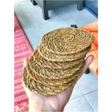 Marsilyan Hasır Bardak Altlığı 6 Adet - Renkli - 1