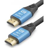 Marsilyan HDMI 2.0 Kablo 4K UHD 19+1 Od 8.0 mm 15 M - Siyah Mavi ND4054 - Renkli - standart