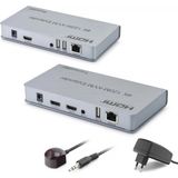 Marsilyan Hdmı Kvm Extender 4K 120 M USB Ir Loop Out HDX1423 - Renkli - standart