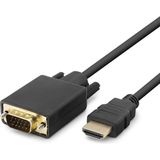 Marsilyan Hdmı To VGA Kablo Pvc 120Hz 1080P 1.8m Siyah HDX7795