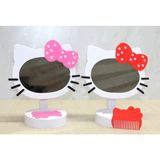 Marsilyan™- Hello Kitty Ayna ve Tarak Seti ALK3058 - Renkli - standart