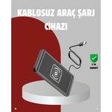 Marsilyan- Hızlı Kablosuz Araç Şarj Cihazı – Manyetik Pad, Aşırı Isınma Korumalı